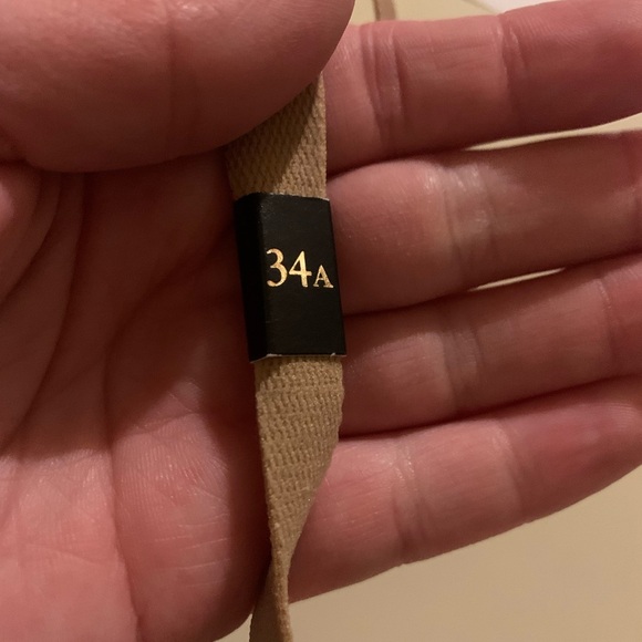 Fabulous By Victoria's Secret Pink Gold Champagne Strapless Convertible Bra 34A - Picture 4 of 13